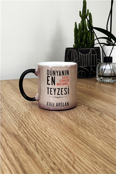 Mükemmel Teyze Kişiye Özel Kupa Bardak Standart