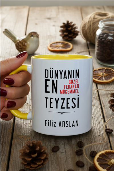 Mükemmel Teyze Kişiye Özel Kupa Bardak Standart