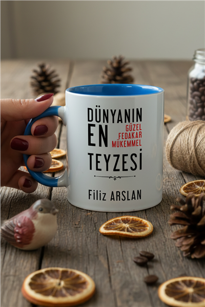 Mükemmel Teyze Kişiye Özel Kupa Bardak Standart