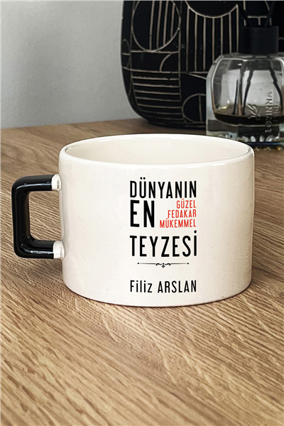 Mükemmel Teyze Kişiye Özel Lüks Fincan
