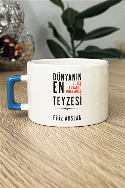 Mükemmel Teyze Kişiye Özel Lüks Fincan