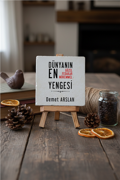 Mükemmel Yenge Kişiye Özel Dekoratif Taş İsimlik