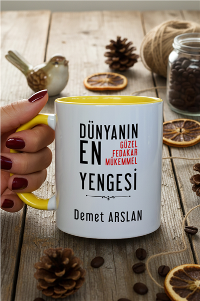 Mükemmel Yenge Kişiye Özel Kupa Bardak Standart