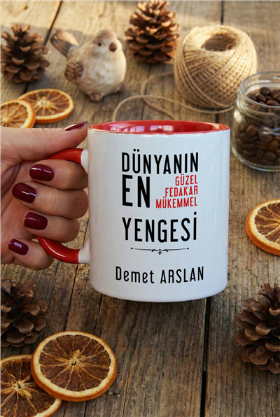 Mükemmel Yenge Kişiye Özel Kupa Bardak Standart