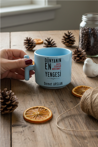 Mükemmel Yenge Kişiye Özel T Pastel Kupa