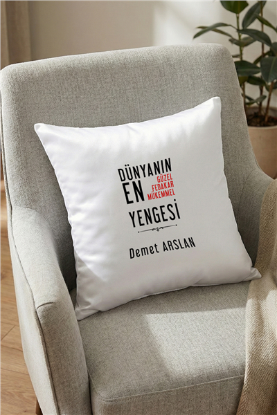 Mükemmel Yenge Kişiye Özel Yastık