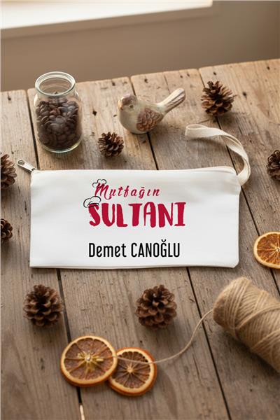 Mutfağın Sultanı Hediye Kutusu - Anı Defteri, Fotoğraf 10 Adet, Bez Kalemlik, Baston Şeker, Onefis Sade Çikolata Parçalı Cookie 4 adet