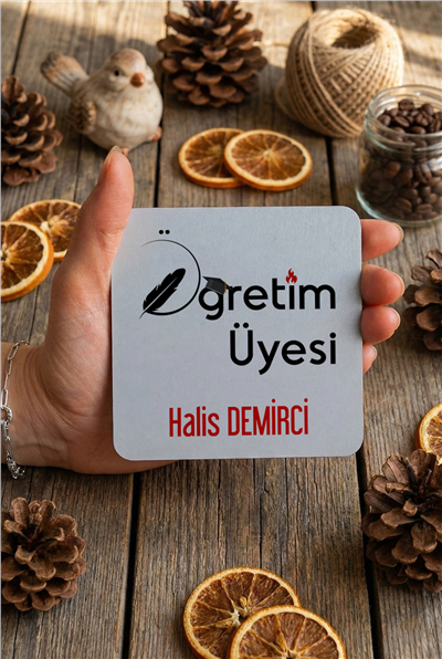 Öğretim Üyesi Kişiye Özel Bardak Altlığı