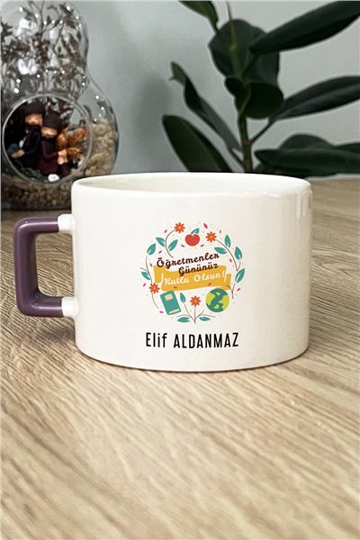 Öğretmenler Günü Kişiye Özel Lüks Fincan