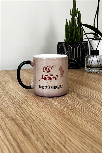 Okul Müdürü Kişiye Özel Kupa Bardak Standart