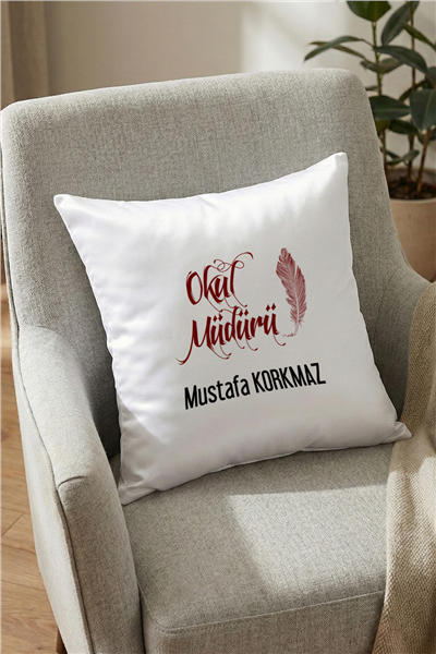 Okul Müdürü Kişiye Özel Yastık