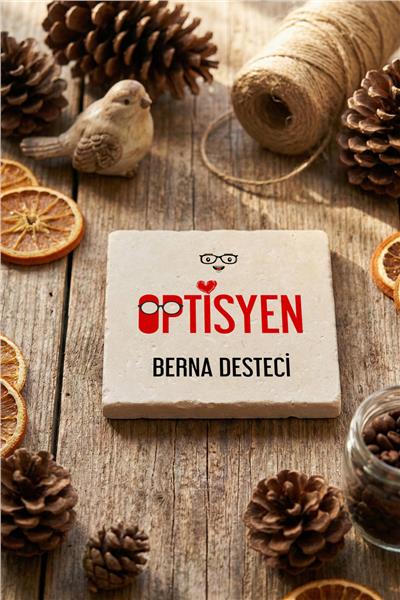 Optisyen Kişiye Özel Bardak Altlığı
