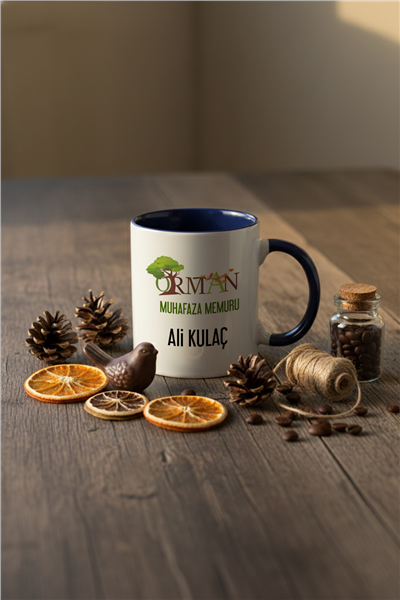 Orman Muhafaza Memuru Kişiye Özel Kupa Bardak Standart