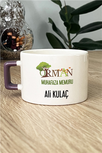 Orman Muhafaza Memuru Kişiye Özel Lüks Fincan