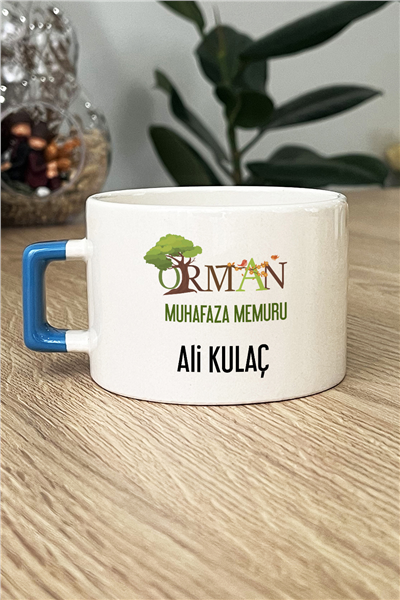 Orman Muhafaza Memuru Kişiye Özel Lüks Fincan