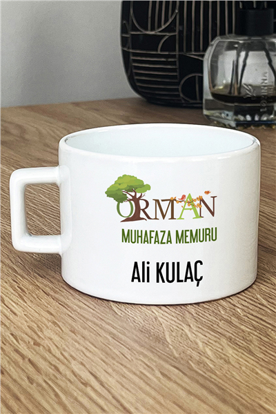 Orman Muhafaza Memuru Kişiye Özel Lüks Fincan