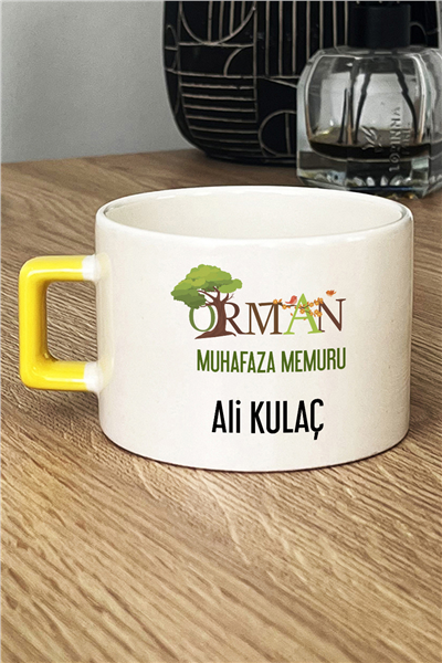 Orman Muhafaza Memuru Kişiye Özel Lüks Fincan