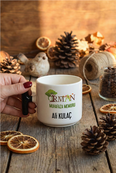 Orman Muhafaza Memuru Kişiye Özel T Kupa