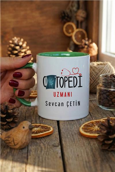 Ortopedi Uzmanı Kişiye Özel Kupa Bardak Standart