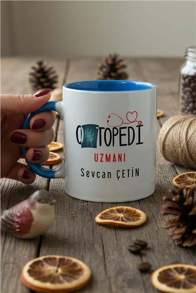 Ortopedi Uzmanı Kişiye Özel Kupa Bardak Standart