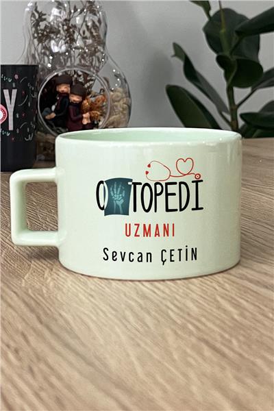 Ortopedi Uzmanı Kişiye Özel Lüks Pastel Fincan