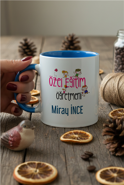 Özel Eğitim Öğretmeni Kişiye Özel Kupa Bardak Standart