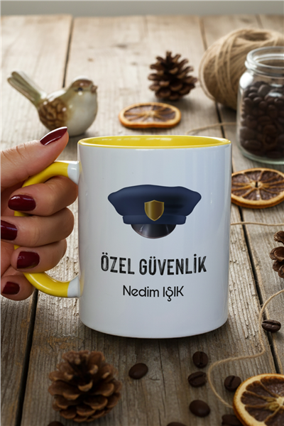 Özel Güvenlik Kişiye Özel Kupa Bardak Standart