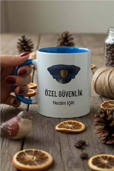 Özel Güvenlik Kişiye Özel Kupa Bardak Standart