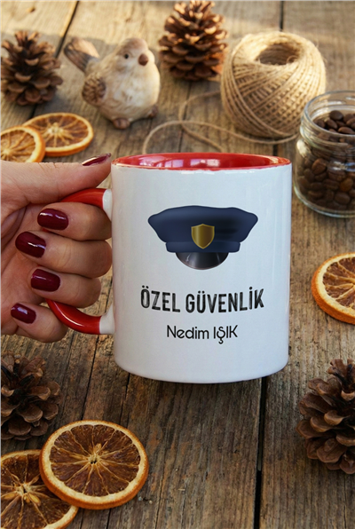 Özel Güvenlik Kişiye Özel Kupa Bardak Standart