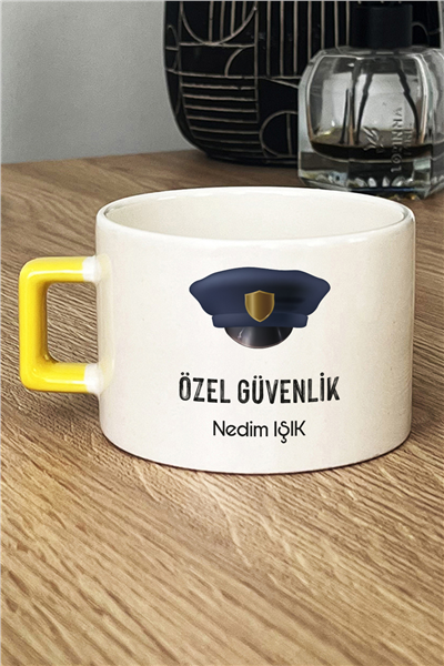 Özel Güvenlik Kişiye Özel Lüks Fincan