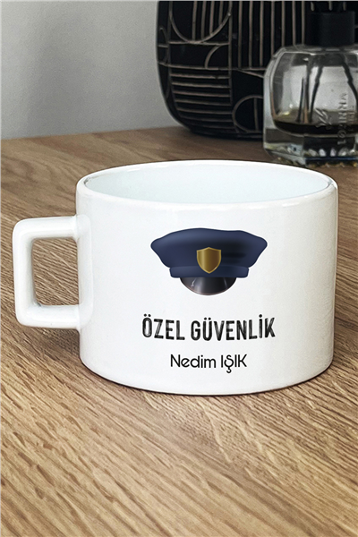Özel Güvenlik Kişiye Özel Lüks Fincan