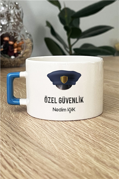 Özel Güvenlik Kişiye Özel Lüks Fincan