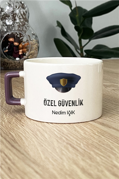 Özel Güvenlik Kişiye Özel Lüks Fincan