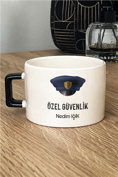Özel Güvenlik Kişiye Özel Lüks Fincan
