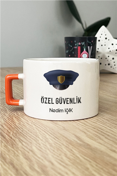 Özel Güvenlik Kişiye Özel Lüks Fincan