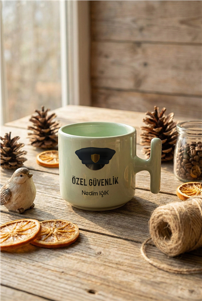 Özel Güvenlik Kişiye Özel T Pastel Kupa