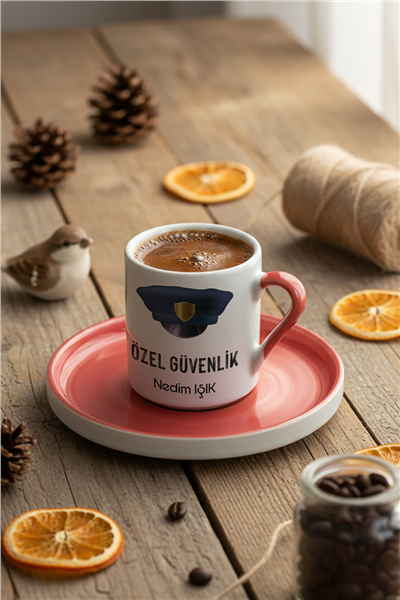 Özel Güvenlik Kişiye Özel Türk Kahvesi Fincanı