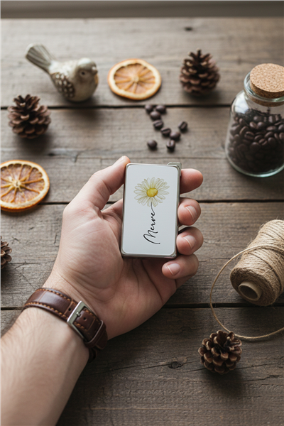 Papatya Kişiye Özel Çakmak