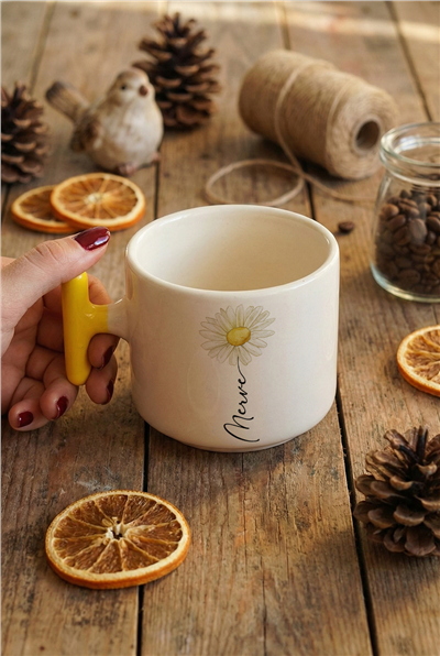 Papatya Kişiye Özel T Kupa