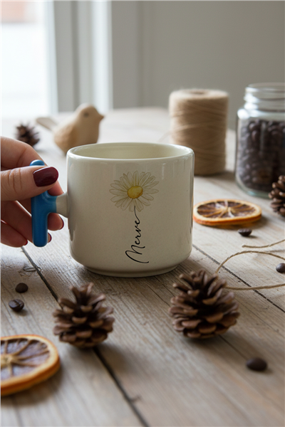 Papatya Kişiye Özel T Kupa