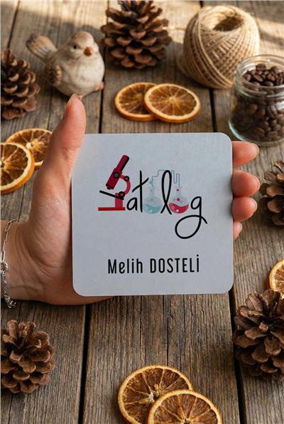 Patolog Kişiye Özel Bardak Altlığı