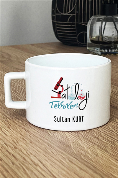 Patoloji Teknikeri Kişiye Özel Lüks Fincan
