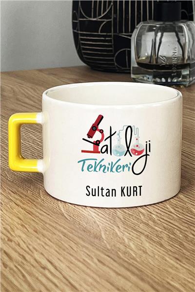 Patoloji Teknikeri Kişiye Özel Lüks Fincan
