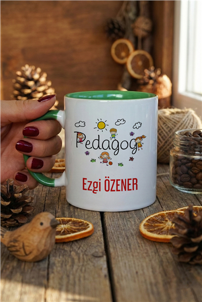 Pedagog Kişiye Özel Kupa Bardak Standart