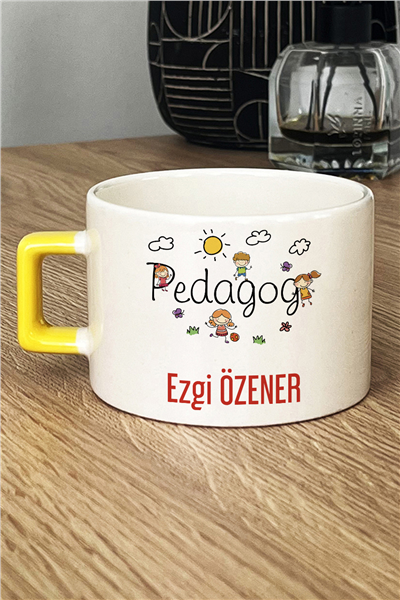 Pedagog Kişiye Özel Lüks Fincan