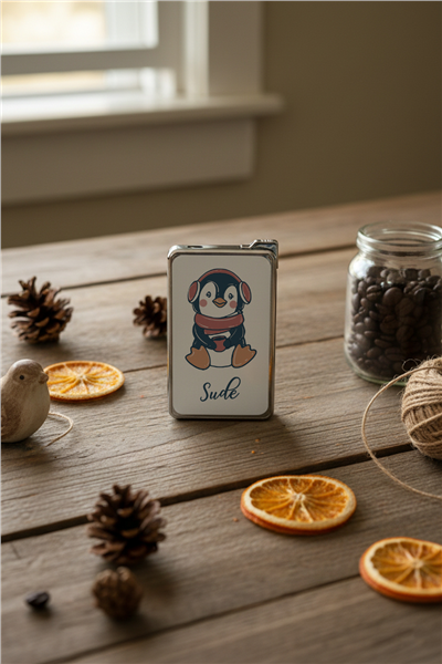 Penguen Kişiye Özel Çakmak