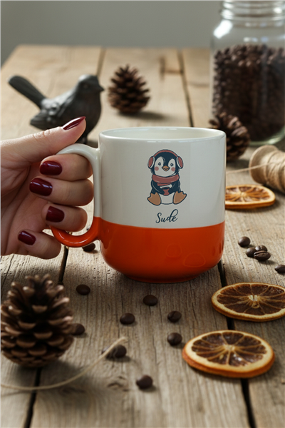 Penguen Kişiye Özel Kupa Bardak Pro