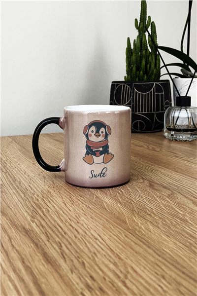 Penguen Kişiye Özel Kupa Bardak Standart