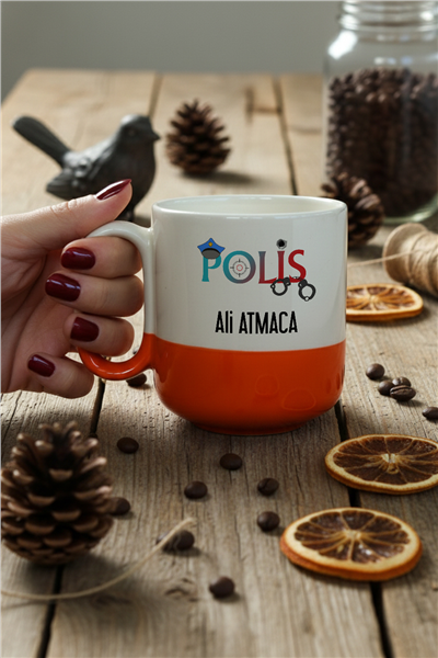 Polis Kişiye Özel Kupa Bardak Pro