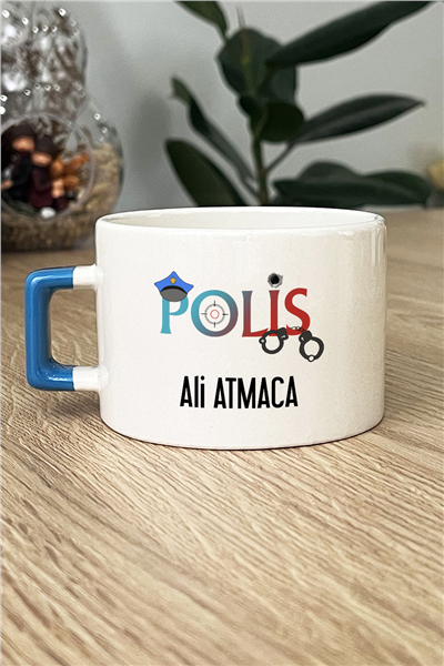 Polis Kişiye Özel Lüks Fincan